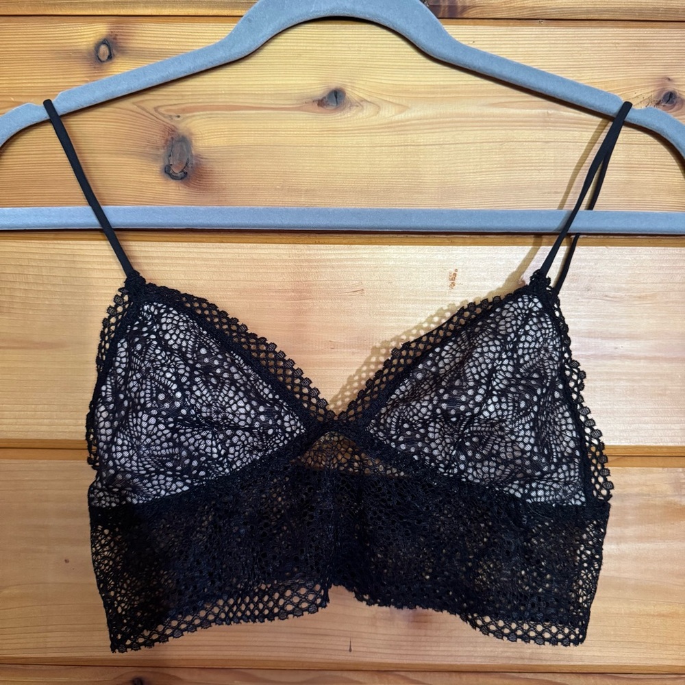 Victoria's Secret Black Lace Bralette